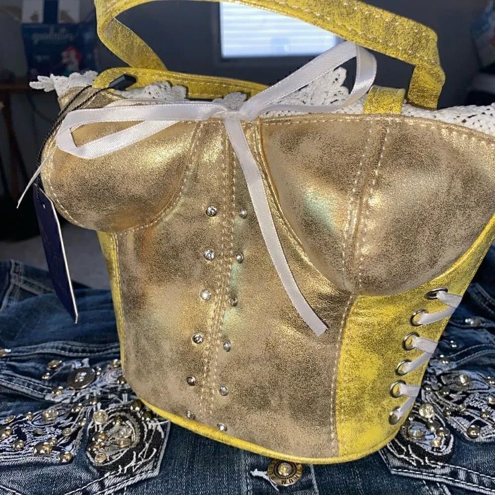 Iridescent Corset Handbag - Picture 2 of 4